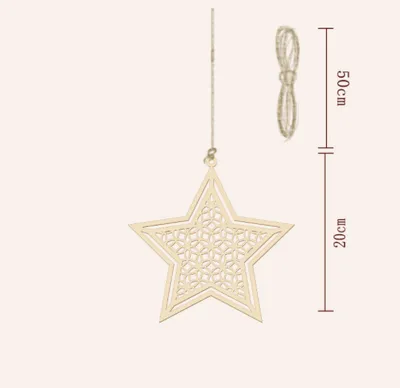 DIY Craft Party Supplies Wooden Pendant