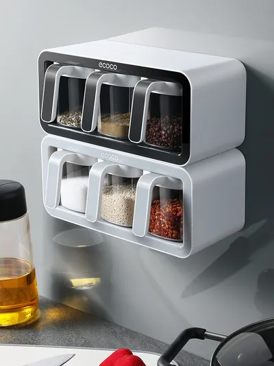 Seasoning Box, Kitchen Supplies, Seasoning Can Combination Set