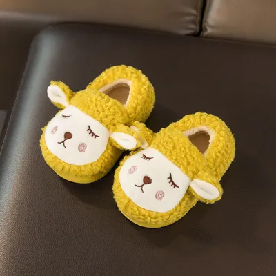Cartoon Cute Indoor Home Furnishing Girls Bag With Thickened Plush Shoes