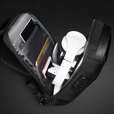 Men's waterproof shoulder bag men's business Korean messenger bag men's trend chest bag