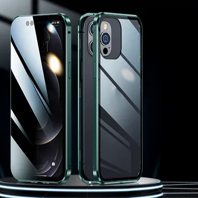 Double Sided Magnetic Glass Phone Case