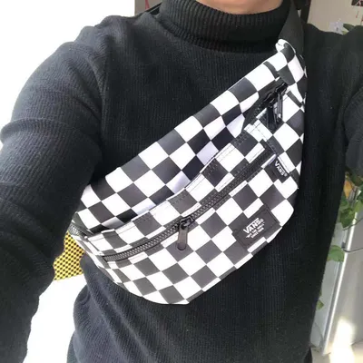 Fashion wild checkerboard couple shoulder bag crossbody bag