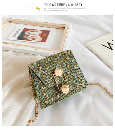 Woolen crossbody bag