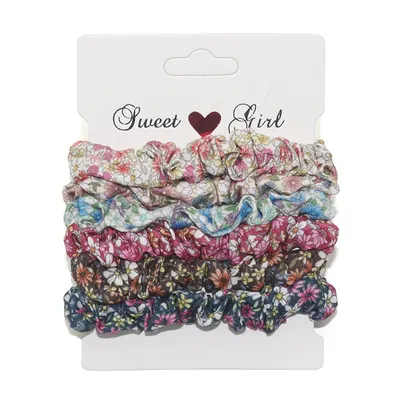 Flannel large intestine hair ring set