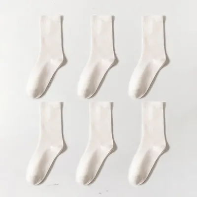 White Stocking Pile Women's Autumn And Winter