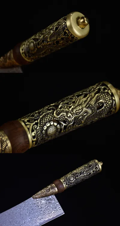 Steel Dragon Handle Small Kitchen Knife