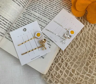 Japanese side clip bangs clip hair ornament