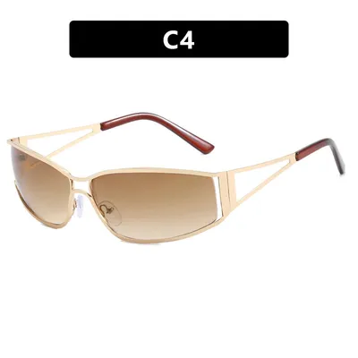 Hollow Modern Metal Women's Fashion Sunglasses