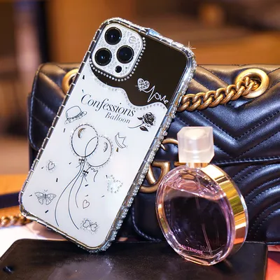 Fashion Diamond Metal Frame Phone Case