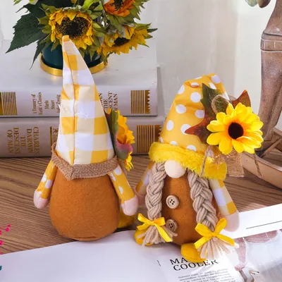 Sunflower Decoration Doll Ornaments Props Supplies