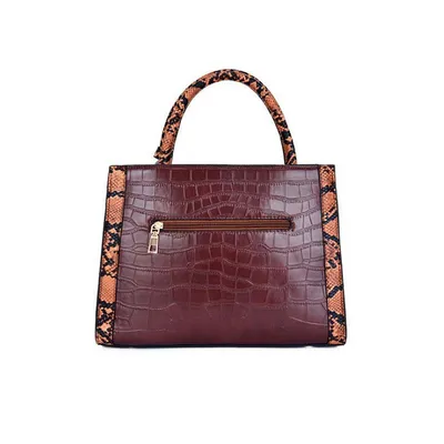 Single shoulderPattern Two-Piece Handbag Shoulder Bag