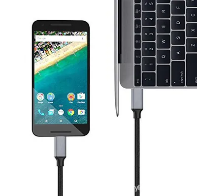 TYPE-C Fast PD Data Cable 5 Core Braided