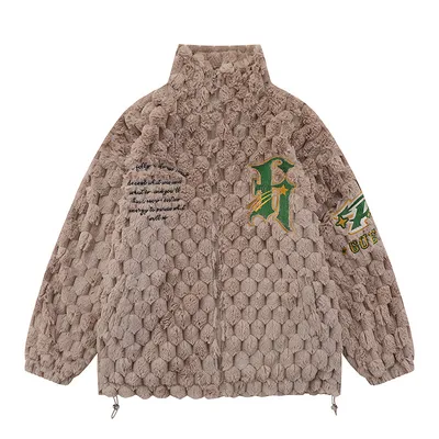 Men's And Women's Lamb Wool Thickened Cotton Coat
