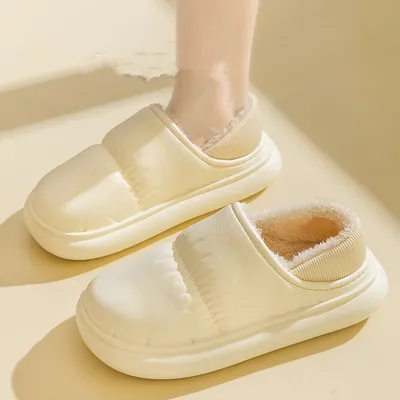 Waterproof Cotton Shoes For Women's Winter Bag And Household Use