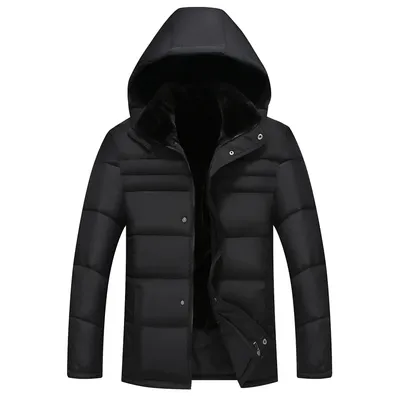 Fleece Middle-aged Men's Autumn And Winter Padded Jacket