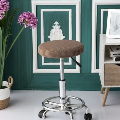 Bar Elastic Round Stool Cover