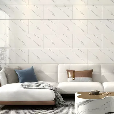 10x Marble Tiles Sticker Self-Adhesive Stick On Kitchen Home Wall Bathroom Decor