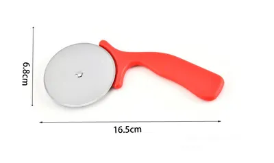 Stainless Steel Roller Type Pizza Cutter Bread Pies Wheels Rotary Cake Cut Cooking Tool Kitchen