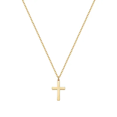 Stainless Steel Cross Pendant Necklace