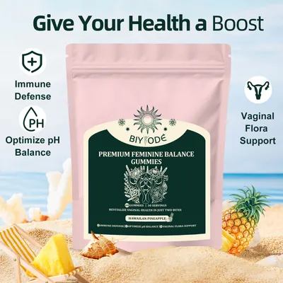Factory Ready Stock Wholesale OEM ODM Custom Vaginal Vitamin Healthy Vaginal Flora Feminine Balance Gummies For Digestive And Immune Enhancement