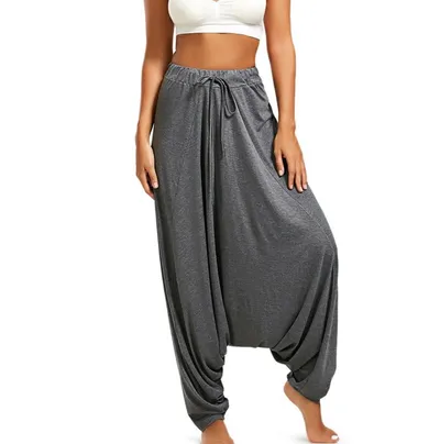 Casual Loose Hippie Balloon Pants Drop Harem