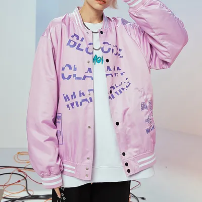 Scratch Multi-layer Letter Graffiti Baseball Uniform Trendy Brand Couple