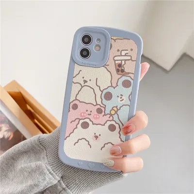 Cartoon Doodle Full Screen Animal Phone Case