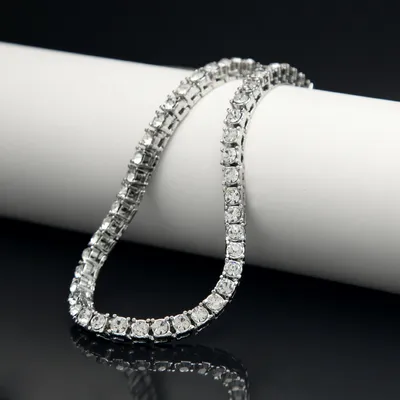 Tin Alloy Gold Color Iced Bracelet Men's Hip Hop Chain Street Rock Jewelry