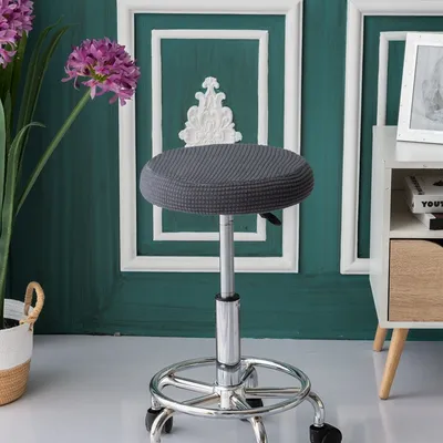 Bar Elastic Round Stool Cover