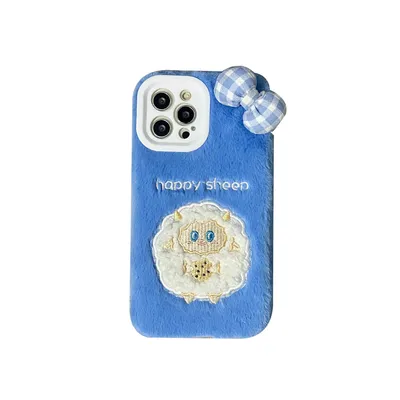 Cute Plush Sheep Phone Case Cover