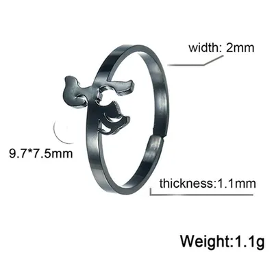 Women's Stainless Steel Versatile Ring