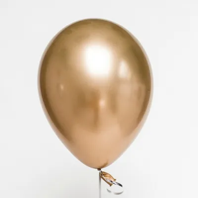 Thickened pearlescent chrome gold metal balloon
