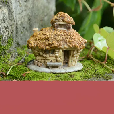 Creative Mini Small House Ornaments Micro Landscape Home Decorations