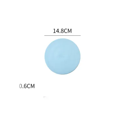 Home Simple Matte Round Sushi Plate