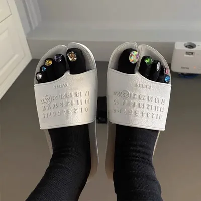 Women's Creative Diamond Nail Enhancement Socks
