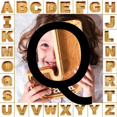 Wooden Piggy Bank Creative English Alphabet Piggy Bank Wooden Acrylic Crafts