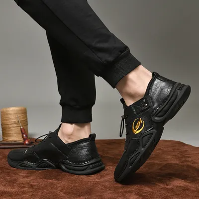 Breathable Fashion Casual Leather Shoes