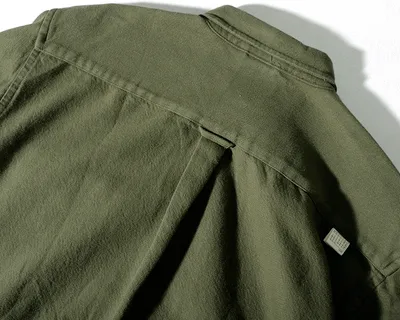 Loose Shirt Men's Trend Thickening Heavy Retro Pocket