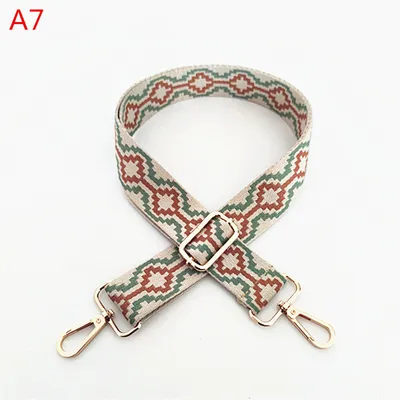 Ethnic Style Replacement Webbing One-shoulder Diagonal Bag Strap
