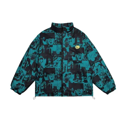 Retro Padded Coat Women's Tide Brand Bf Wind Couple Jacket
