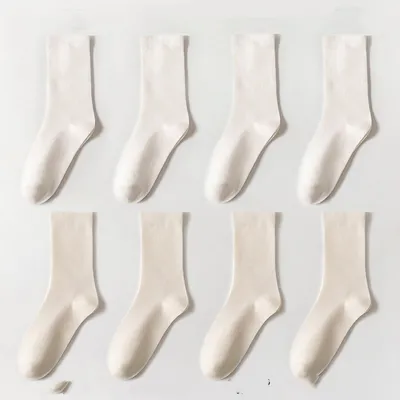 White Stocking Pile Women's Autumn And Winter