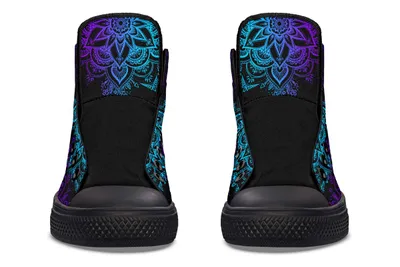 Customized Colorful Fashion High-top Canvas Shoes