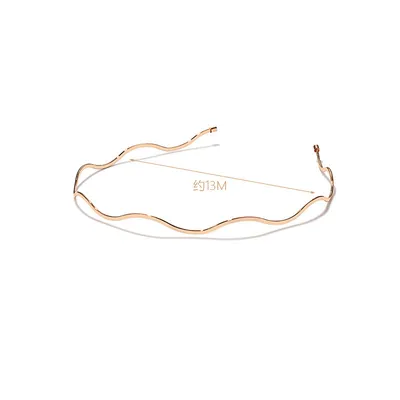 طوق شعر معدني مموج