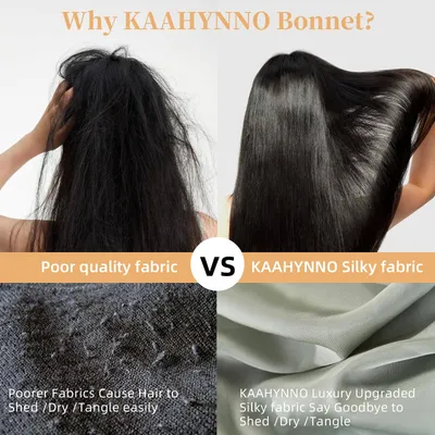 Silk Bonnet, Satin Hair Bonnet For Sleeping For Wavy Curly Natural Hair