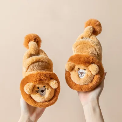 Children's Indoor Cotton Slippers Bag Heel Cotton Shoes