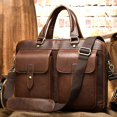 Single shoulder business computer bag