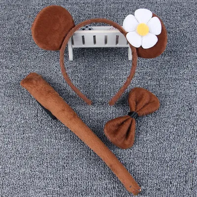 Cartoon animal flat headband
