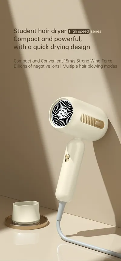 F41 Hair Dryer 1900W High-Speed Electric Turbine Airflow Low Noise Constant Temperature And Quick
