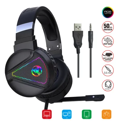 RGB Luminous ABS Headset