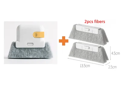 Creative Groove Cleaning Brush Quickly Clean All Corners And Gaps Detachable Door Window Track Cleaning Brushes